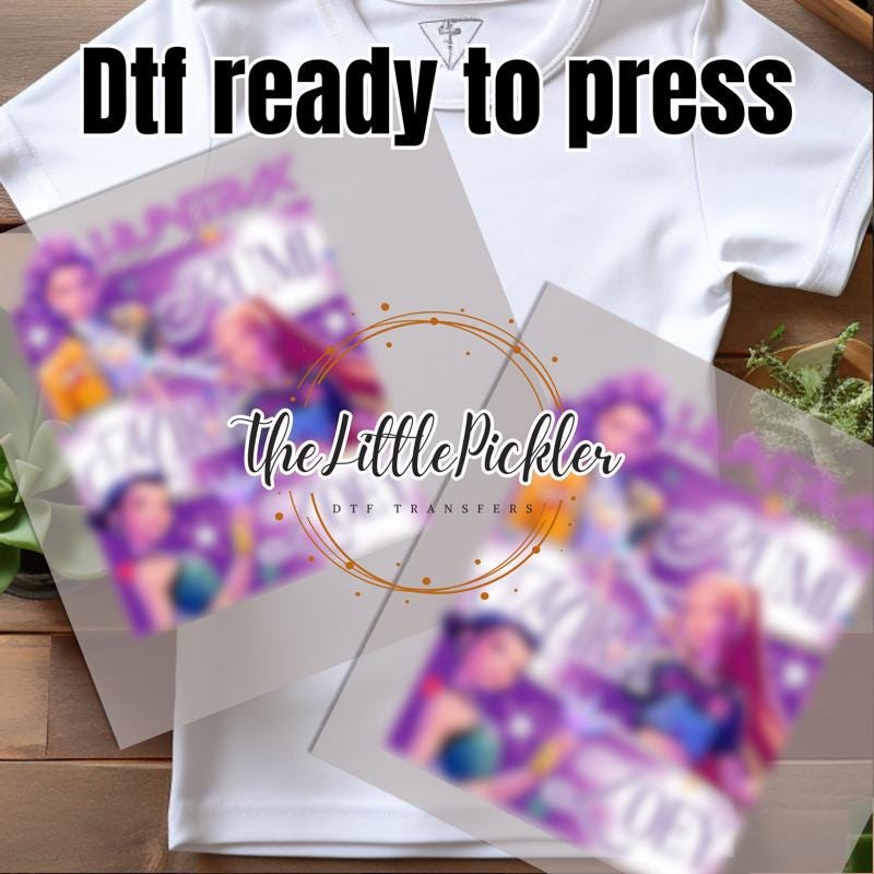 Ready to press Hunter friends DTF, Warriors Transfer, K-pop DTF, Popular monster Shirt Transfer, Heat press required