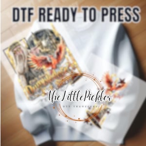 Ready to Press Admit it  DTF, Sleeve Transfer Set, Wizard DTF, Christmas gift, Heat press, Custom DTF, Apply onto Apparel