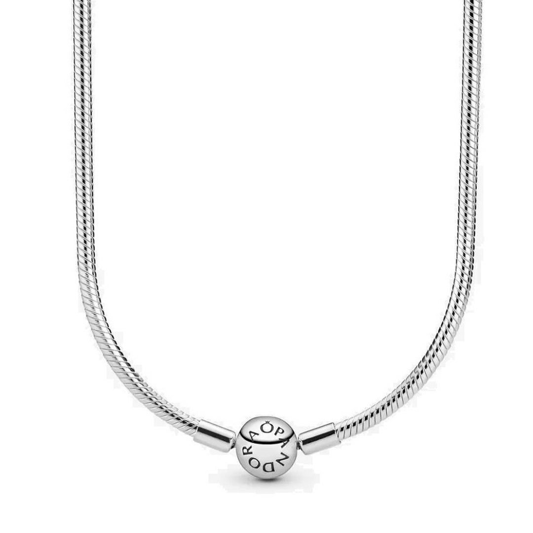 Pandora Snake Moments Silver Chain Necklace Elegance Redefined Classic