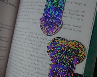 I don&#39;t watch p0*n I read it like a fkn lady Magnetic Bookmark