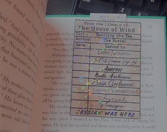 House of Wind Library Record Magnetic Bookmark