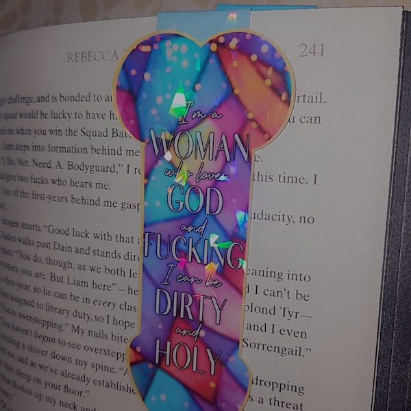 I can be dirty and Holy Sticker/ Magnetic Bookmark. Priest Sierra Simone swag