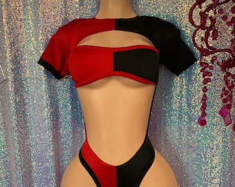 Thong back one piece