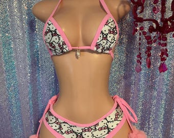 Booty shorts cheeky scrunch butt bottoms bikini exotic dancewear rave