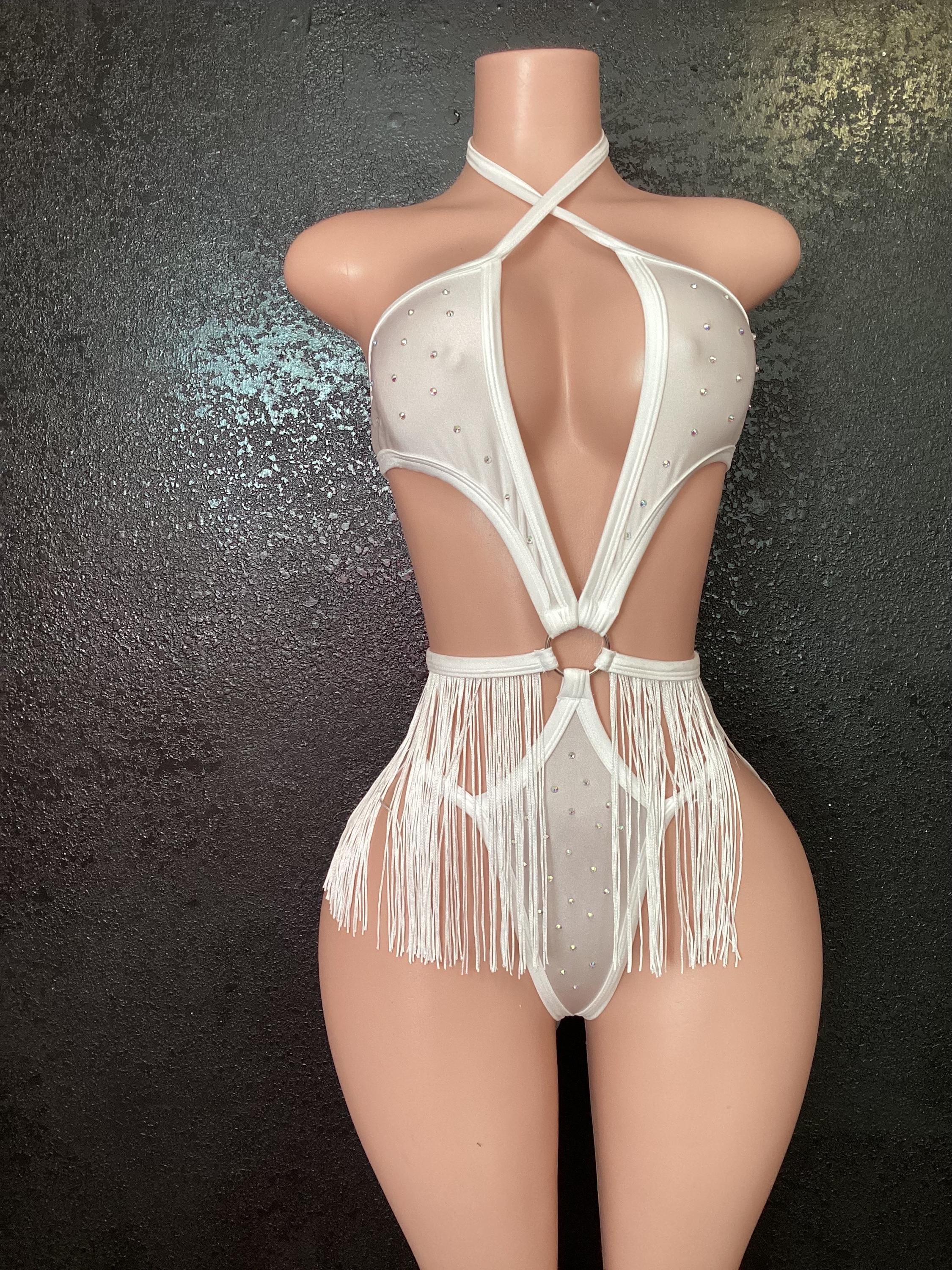 exotic dancewear stripper outfit showgirl rave festival exotic dancer