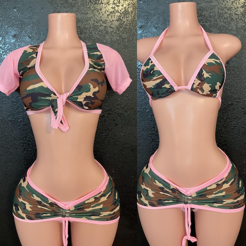 Stormy Fishnet Chain Bodysuit main image 1