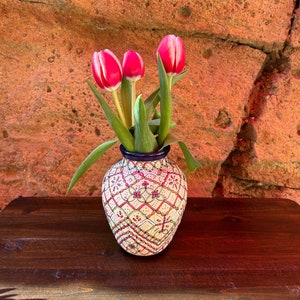 Hand Painted Ceramic Vase