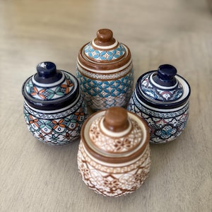Hand Painted Sugar Bowl With Lid