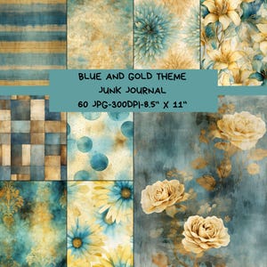 Papier de Scrapbooking, Motif Damassé, Texture vieillit, Téléchargement numérique, Pois, Fleurs, Rayure, Page de Journal, Papier Vintage