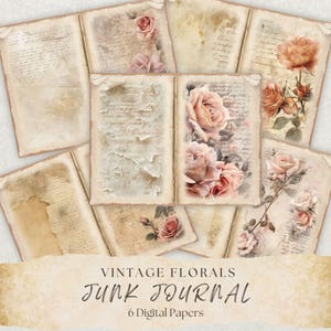 Papier numérique Vintage, Éphémère Vintage, Papier Antique, Fourniture de Scrapbooking, Texture journaux indésirable, Artisanat en papier