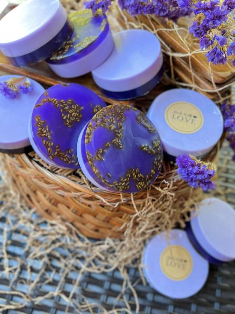 Lavender Handmade Soap – Natural Moisturizing Bar With Dried Botanicals ...