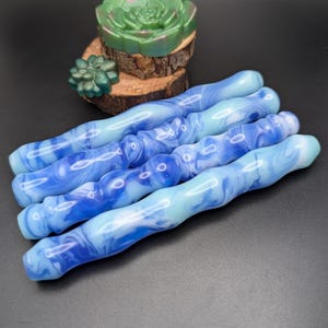 Resin Diamond Painting Pen, Thin, Handcrafted, Dot Art Applicator - Sea Swirl
