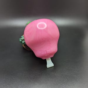 Resin Diamond Painting Palm Pen, Handcrafted, Dot Art Applicator - Bubblegum Swirl