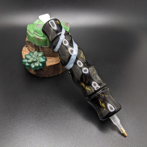 Resin Diamond Painting Pen, Thick, Handcrafted, Dot Art Applicator - Slice