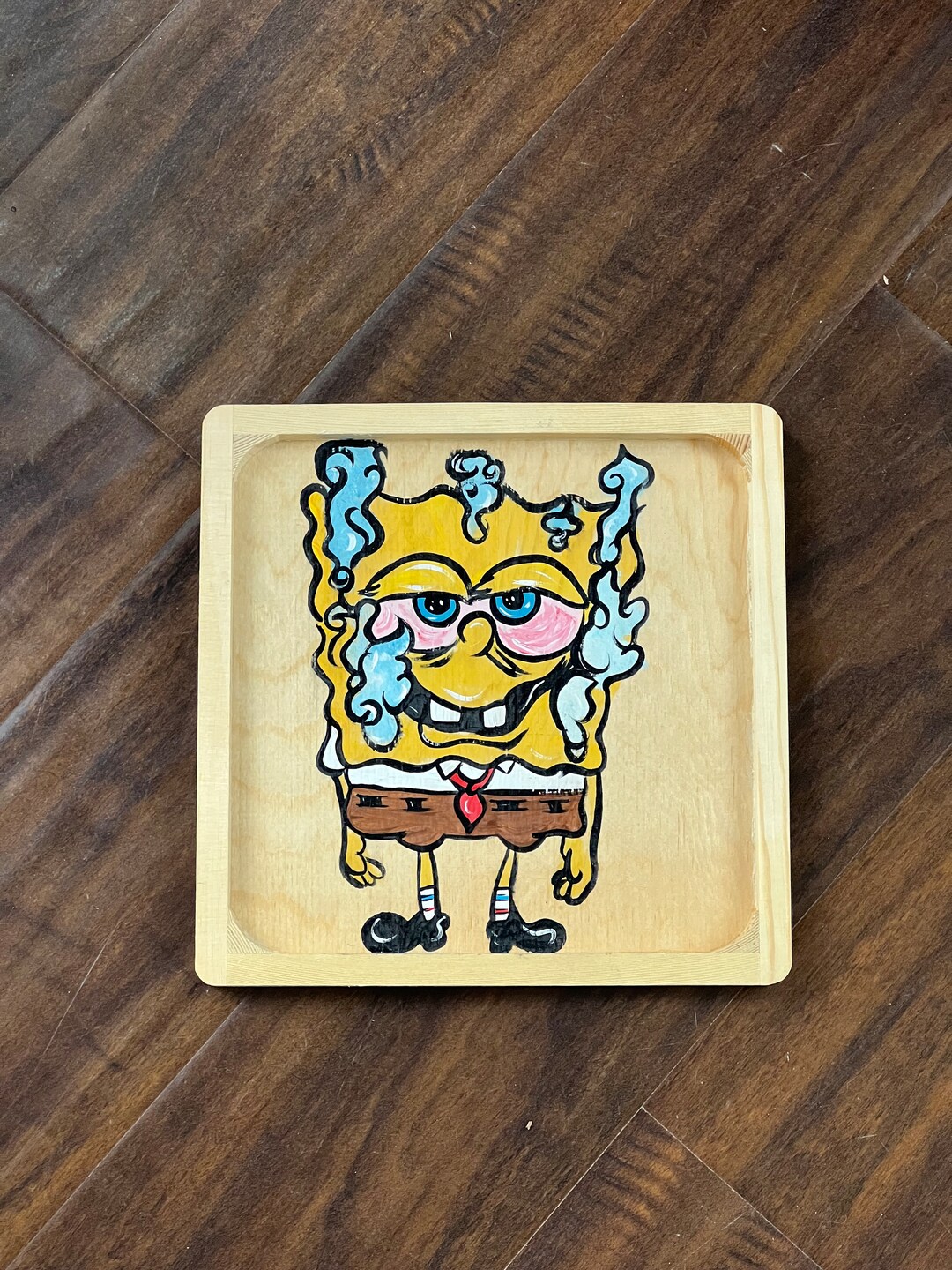 Seaweed Spongebob Tray Etsy