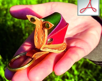 Leather Snail Keychain Pattern (PDF)