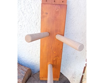 Mannequin en bois pour Wing Chun | Mannequin d'avion | Porte-soie en bois | Mannequin mural en bois pour arts martiaux | Mannequin en bois pour Wing Chun | Teck