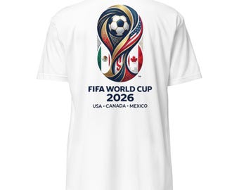 FIFA World Cup 2026 USA Canada Mexico Soccer T-Shirt | Youth Football Fan Tee