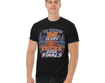 New York Knicks 2026 Finals T-Shirt | We Waited 27 Years Retro Design