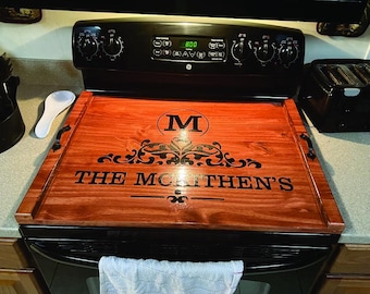 Noodle Board Stove Cover Serving Tray Personalized gift