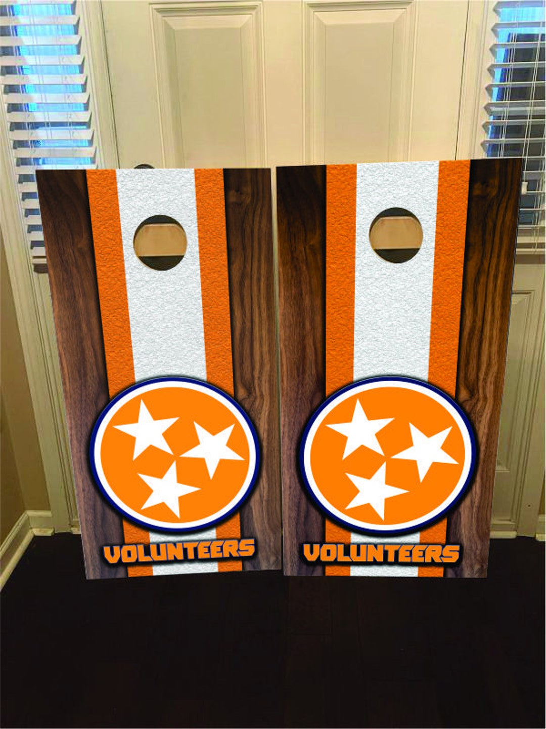 Tennessee Volunteers Cornhole Board Wraps, Tri Star Decal Set - Etsy