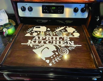 Noodle Board Stove Cover Serving Tray Personalized gift