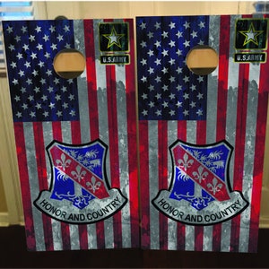 Set mit 2 187 IN Ehre und Land Cornhole Wraps, Vinyl Aufkleber Tasche Toss Aufkleber Tasche Go Skin Sticker Wraps laminiert oder nicht laminiert