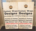 Custom Cornhole Board Wraps: Your design
