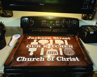 Noodle Board Stove Cover Serving Tray Personalized gift