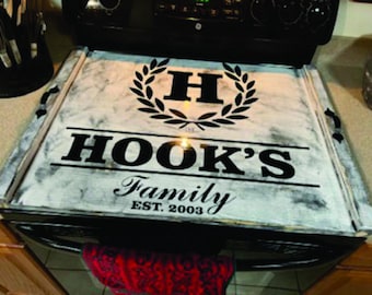 Noodle Board Stove Cover Serving Tray Personalized gift