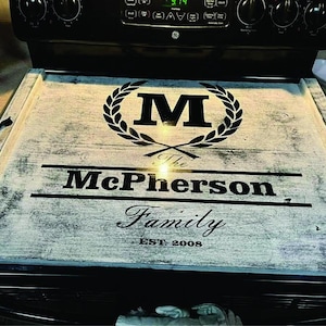 Noodle Board Stove Cover Serving Tray Personalized gift