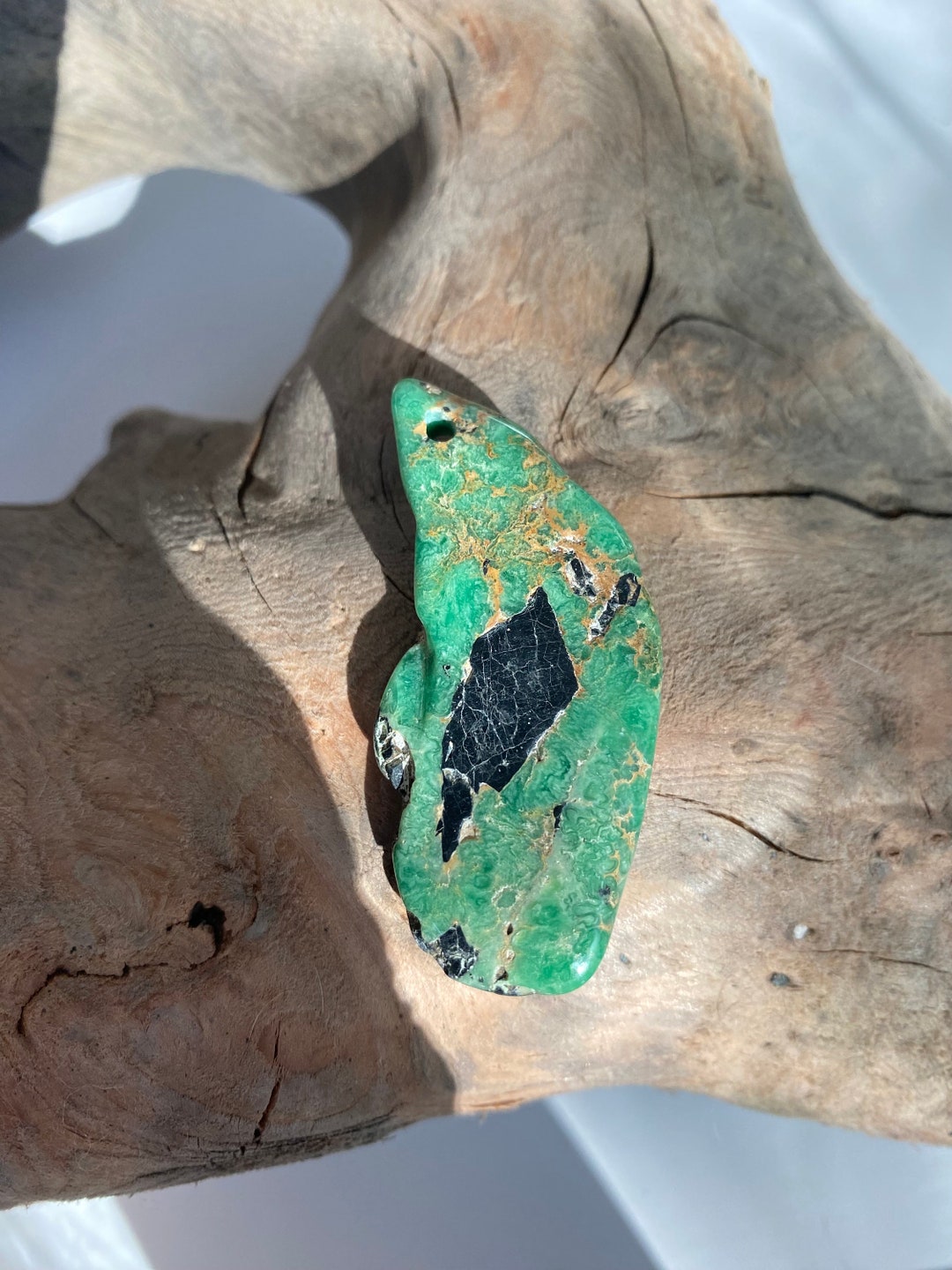 Old Stock Pixie Mine Turquoise Focal Bead Pendant - Etsy