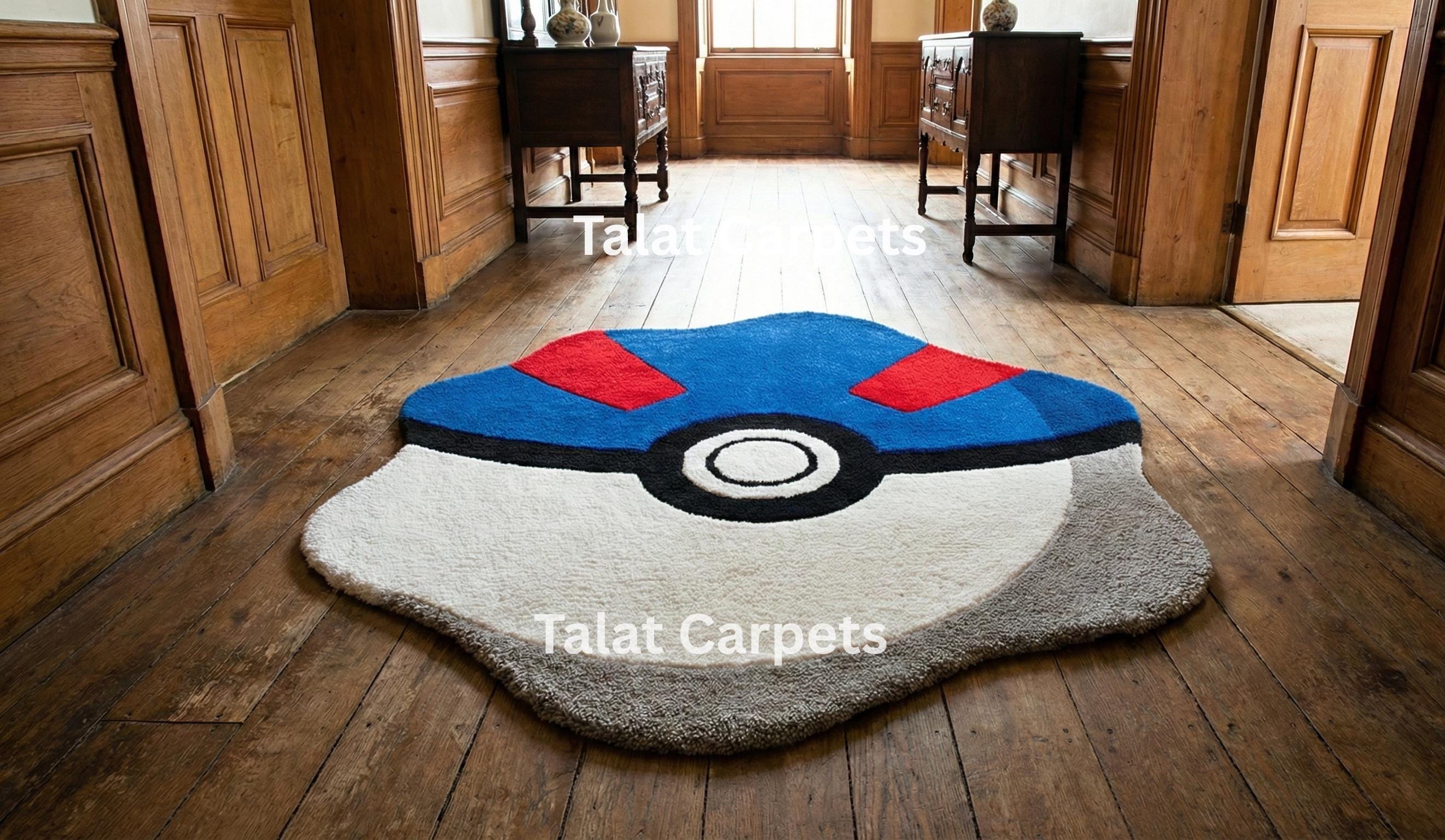 Poke ball rug - Etsy 日本