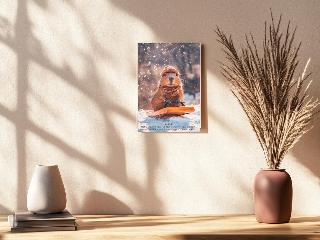 Capybara Adventskalender 2025 Mit 24 Figuren - 24 Türchen Countdown
