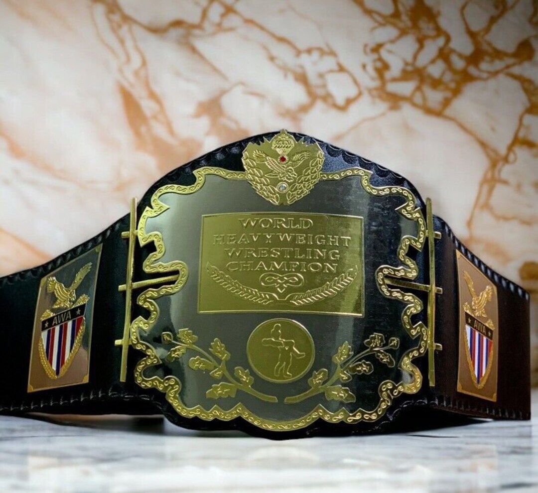 AWA World Heavyweight Wrestling Championship Replica Title Belt Adult