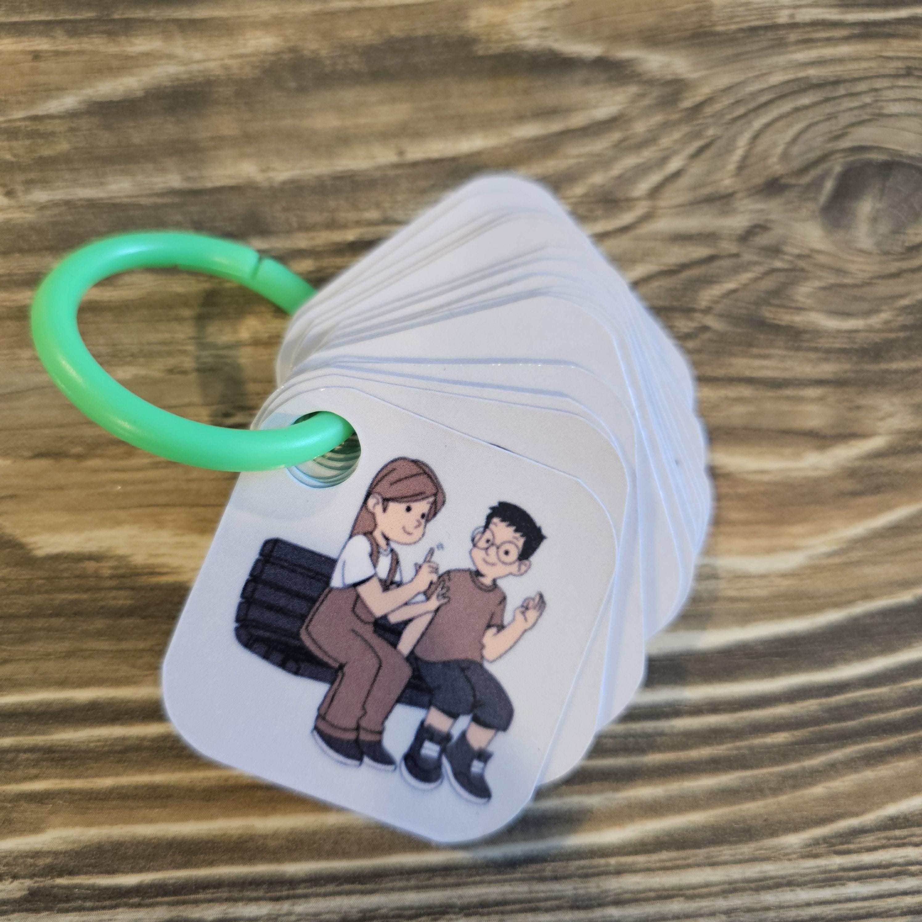 ASL Mini Communication Cards - Etsy