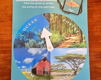 Mini lección interactiva: hábitats de animales