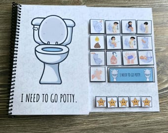 Libro interactivo adaptado para el entrenamiento para ir al baño