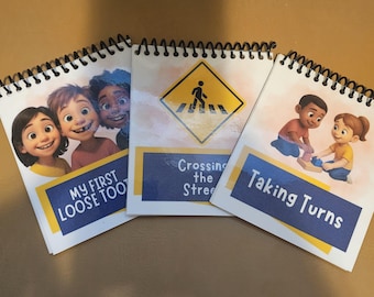 Mini Historias Sociales – Laminadas y Encuadernadas en Espiral