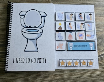 Descarga digital: Libro interactivo adaptado para el entrenamiento para ir al baño