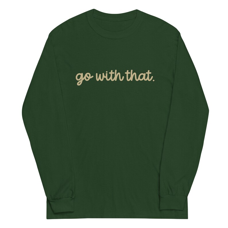 EMDR Therapy | Go With That | Gildan Long-Sleeved Unisex T-Shirt | 3 Color Options | Therapist Gift