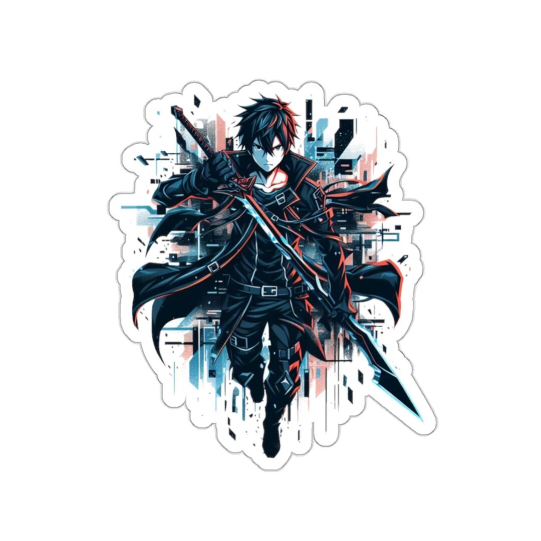 Sao Sticker Kirito Sticker + 3 Random Sticker !! | SAO Anime Stickers , Sword Art ...