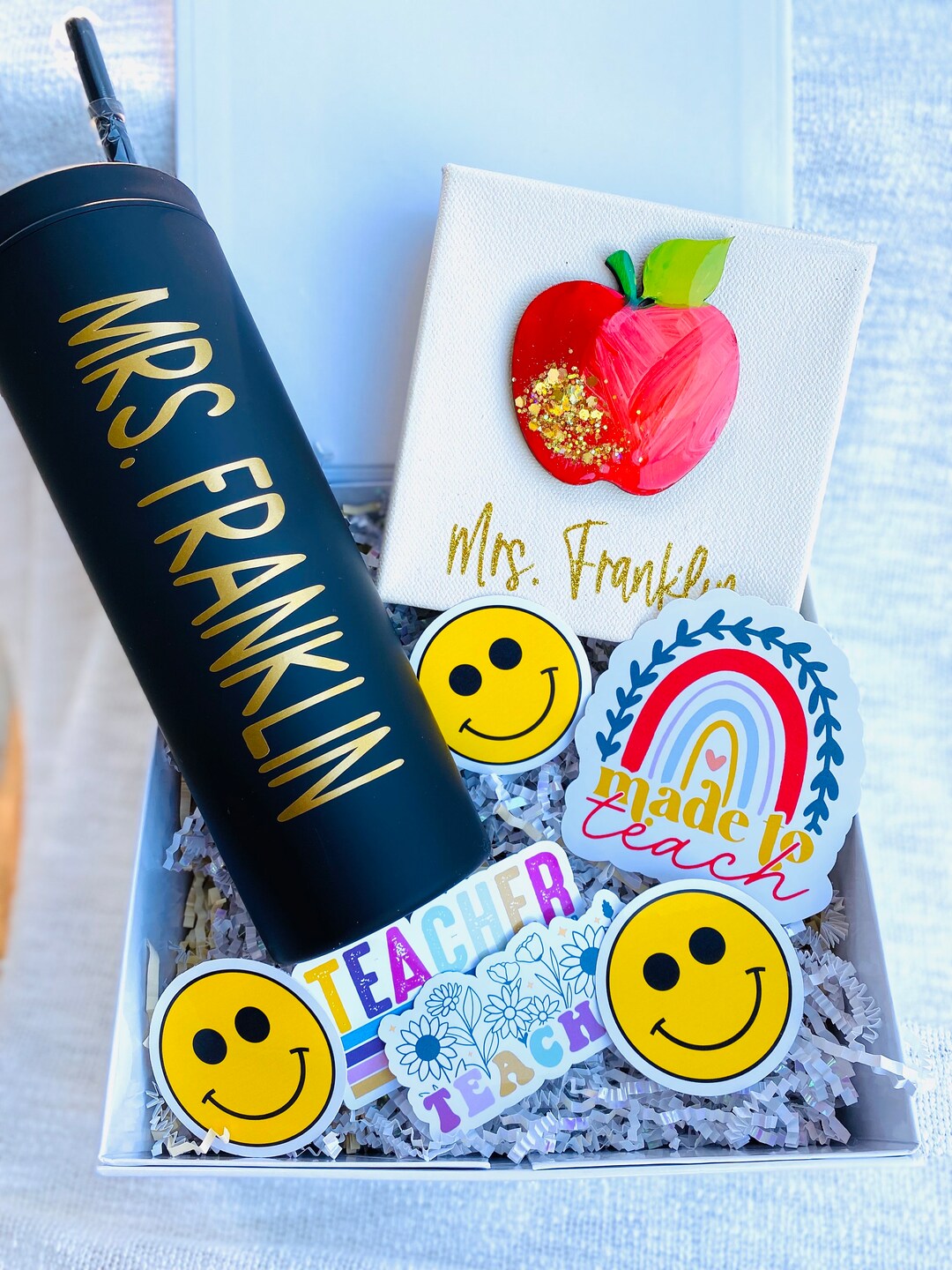 Teacher Gifts Personalized Teacher Christmas Gift for Teacher Gift Box