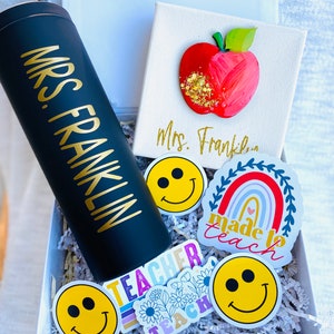 Teacher gifts personalized teacher Christmas gift for teacher gift box for teacher gift set teacher apple gifts personalized teacher gift