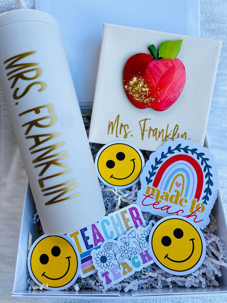 Teacher Gifts Personalized Teacher Christmas Gift for Teacher Gift Box