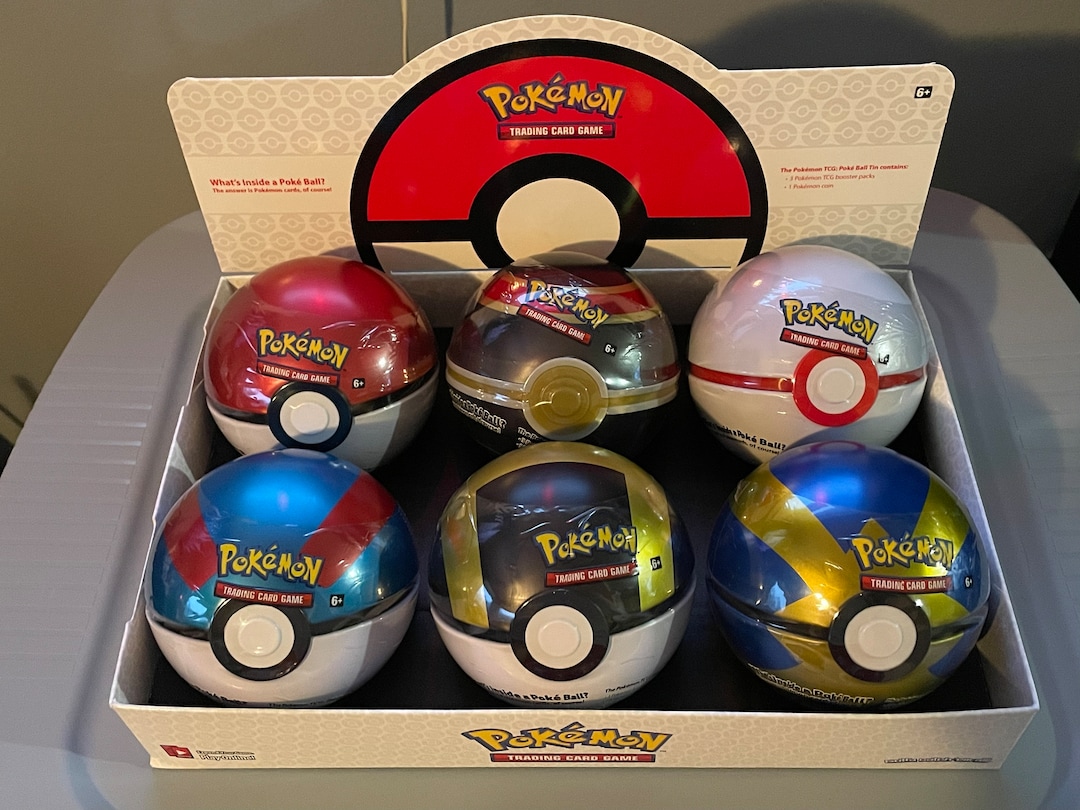 Official Pokémon Poké Balls Pokéballs W/ 3 Booster Packs Sword & Shield