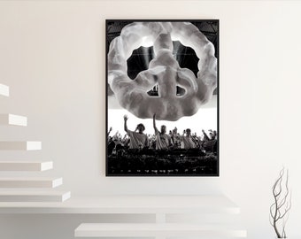Techno - House - Keinemusik - Techno Music Print Set - Framed Poster - Custom Music Gallery Wall Art