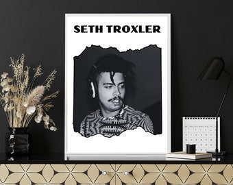 Seth Troxler - Techno – House - Art mural musical - affiche rétro tendance  - décor musical rétro - affiche imprimable groovy