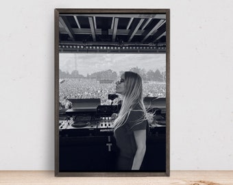 Dj Deborah De Luca - Techno Music - House Music - Music Print Set - Music Poster - Custom Music Gallery Wall Art - Gift - Best Seller