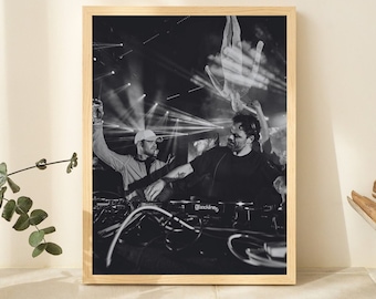 Dj Tale Of Us - Techno Music - House Music - Music Print Set - Music Poster - Custom Music Gallery Wall Art - Best Gift - Best Seller